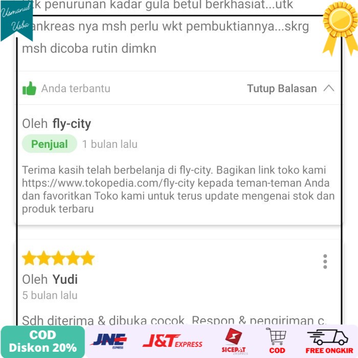 

◾COD◾ wei yi wang flash sale 100℅ original dus besar