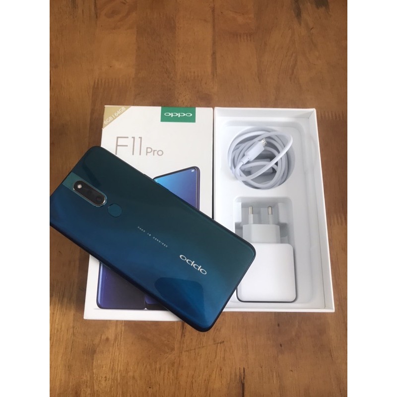 Jual HP Handphone Bekas Oppo F11 Pro Ram 6/64gb Fullset HP Seken Second Berkualitas