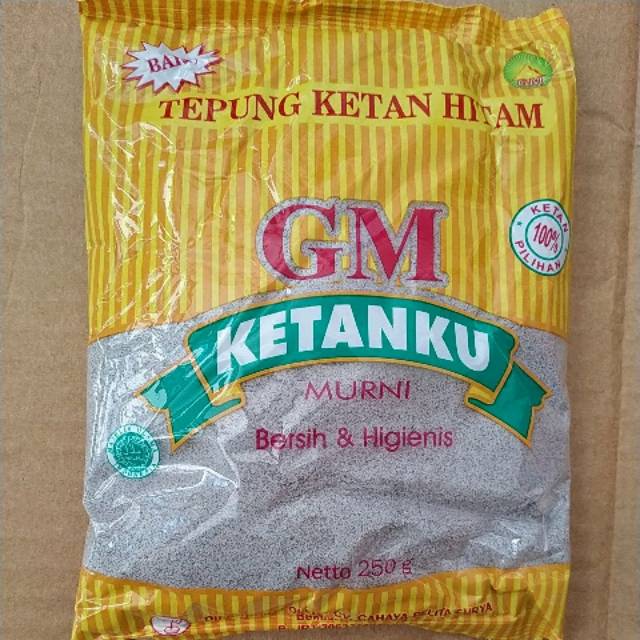 

Tepung Ketan Hitam GM KETANKU kemasan 250gr