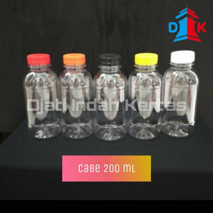 READY STOCK !!! Botol Plastik 200 ml - Botol Cabe 200 ml / 20 Botol