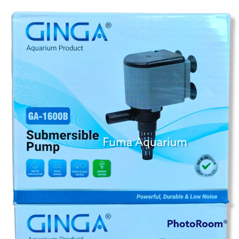 Promo GINGA 1600B GA-1600B Pompa Filter Celup Aquarium Aquascape Submersible Pump Power Head