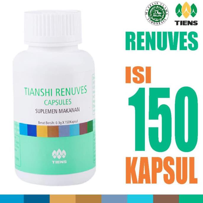 PROMO Tiens Renuves Capsules Isi 150 Kapsul - 100% Original.