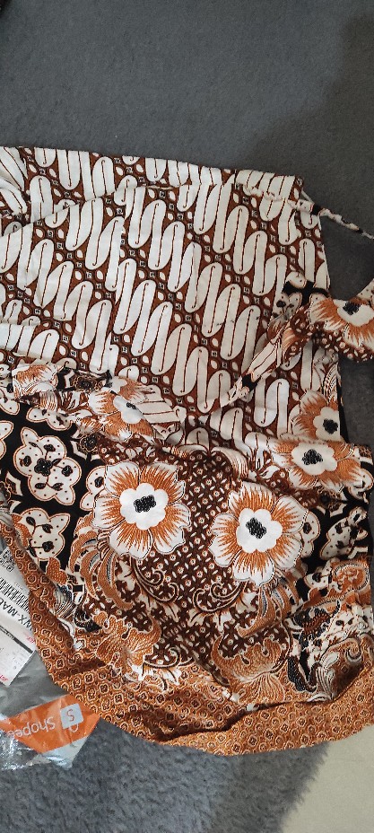 Gamis Batik Baju Wanita All Size Ld 110 Fashion Muslim Batik Pekalongan Pakaian Syari Busui Adem