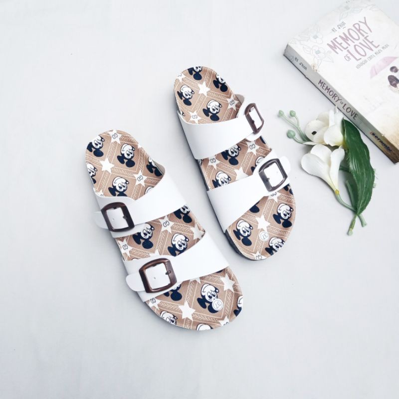 SANDAL MICKEY BAN2 PUTIH