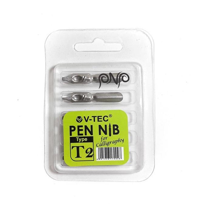 

<<<<<] V-Tec Comic Caligraphy Manga Kaligrafi Komik Pen Nibs VTEC T2 (isi 5)