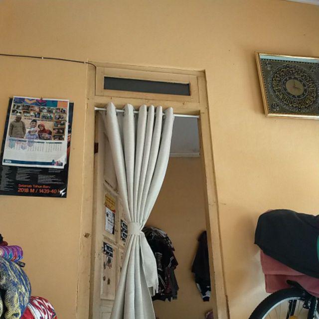 Gorden jendela pintu minimalis motif batik mewah hitam Gorden jendela pintu minimalis motif batik mewah hitam