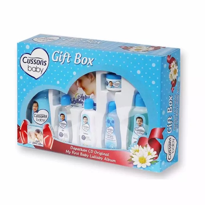 CUSSONS BABY GIFT BOX 6PCS + CD