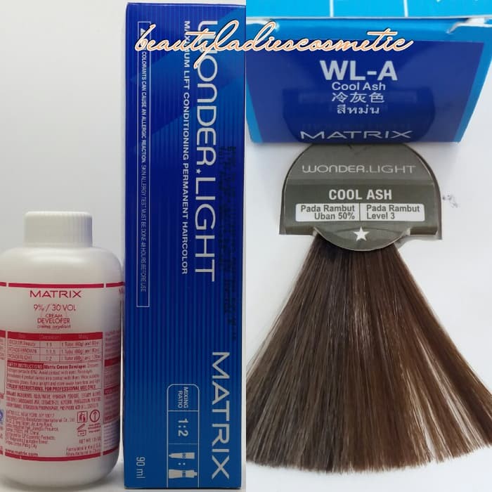 "MATRIX HAIR COLOR WONDER LIGHT COOL ASH 90 ML"