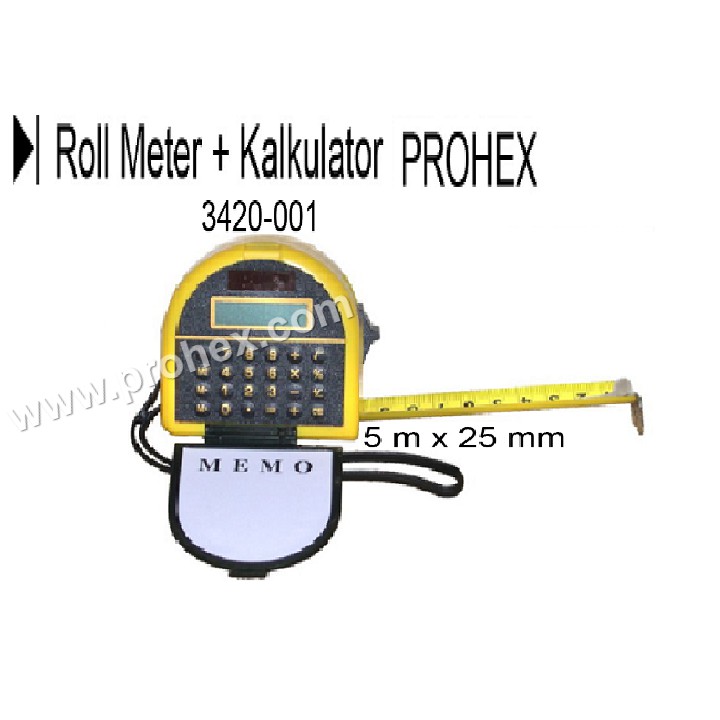 

Roll Meter + Kalkulator 3420-001