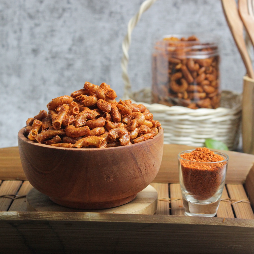 

Makaroni Pedas Cuck Rasa Spesial kemasan 90 gram