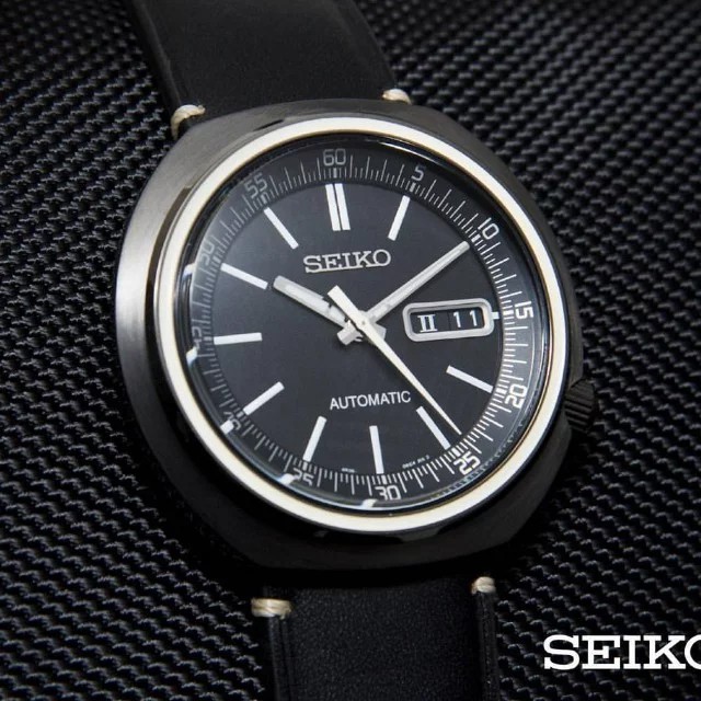 Seiko Automatic SRPC15K1 Recraft Full Black - Jam Tangan Pria SRPC15