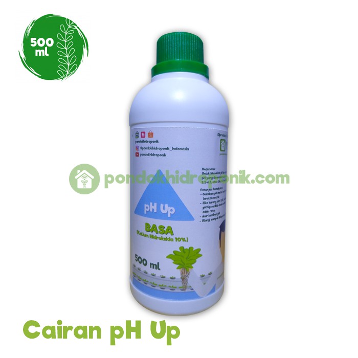 

pH Up (Kalium Hidroksida) 500 ml Cair / Penetral Air