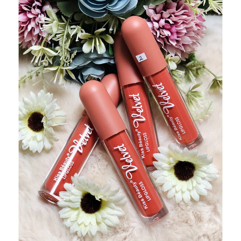 KISS BEAUTY VELVET LIPGLOSS 7954 SATUAN BEBAS PILIH WARNA LIPGLOSS LIPCREAM LIPMATTE LIPTINT HARGA GROSIR MURAH