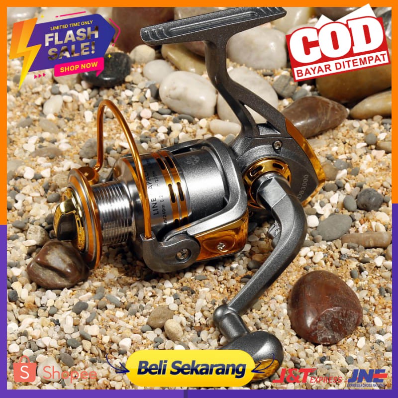 Debao Gulungan Pancing DB3000A Metal Fishing Reel 10 Ball Bearing