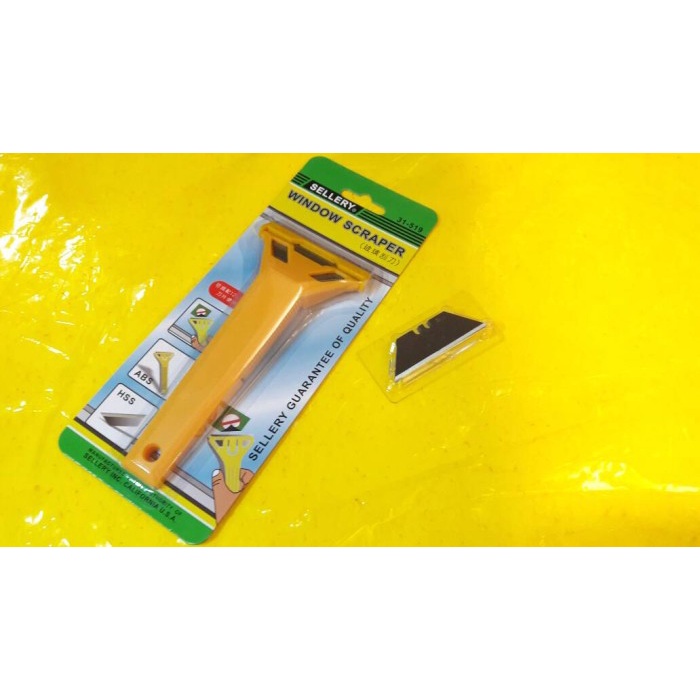 

Gilaa!!! Window Scraper ( + ) Isi / Mata Pisau 5 Pcs . Terlaris