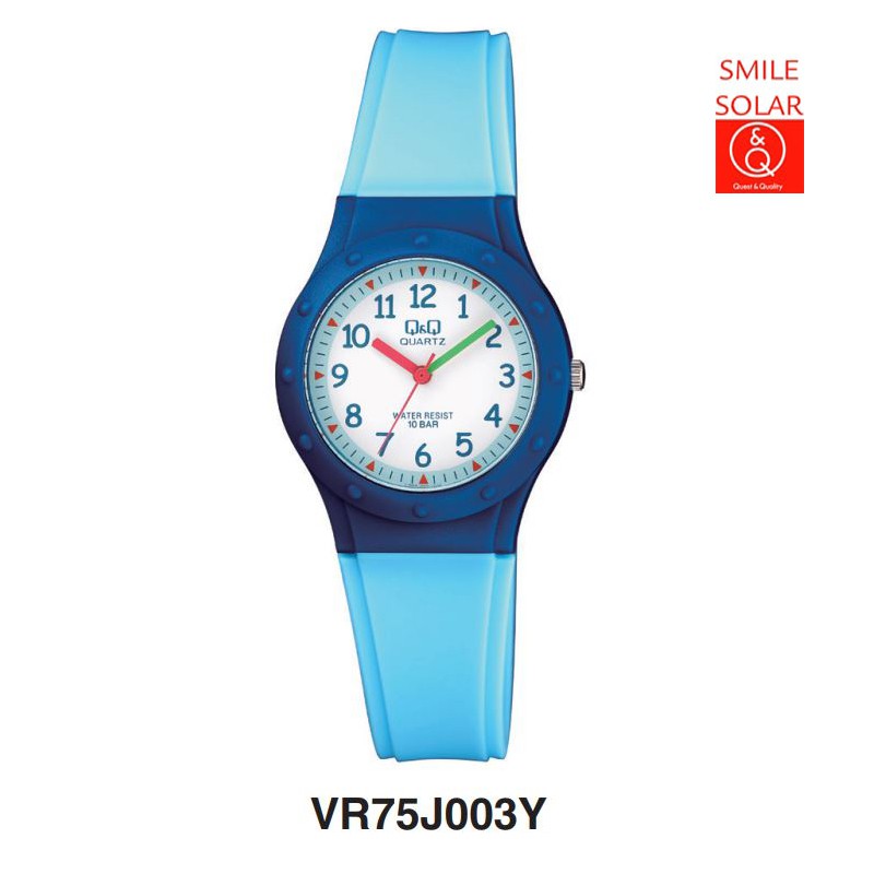 SALE Jam Tangan Anak Colorful Lucu Rubber Analog Original Q&amp;Q QNQ QQ VR75 VR75J Series