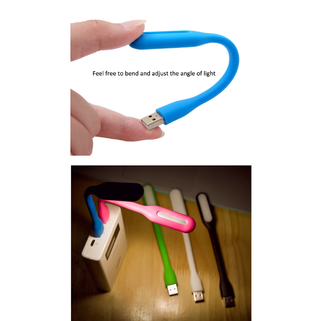 Dropshipping USB LED Book Light Flexible Foldable LED USB Reading Lamp DC 5V Nightlight For Power Bank Computer Notebook Laptop