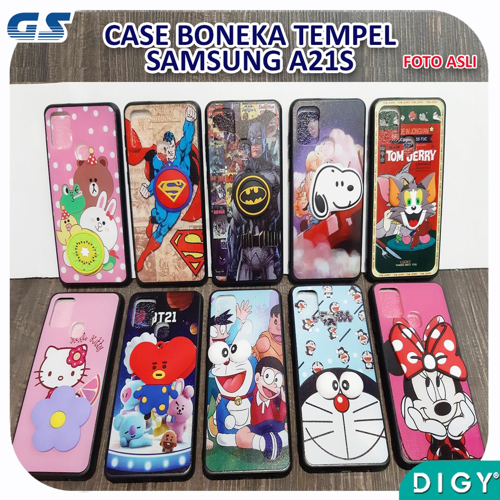 Case Boneka Tempel Samsung M01 A21S  A11 M11 A21 A31 J2 PRIME GALAXY V G313 ALL TYPE