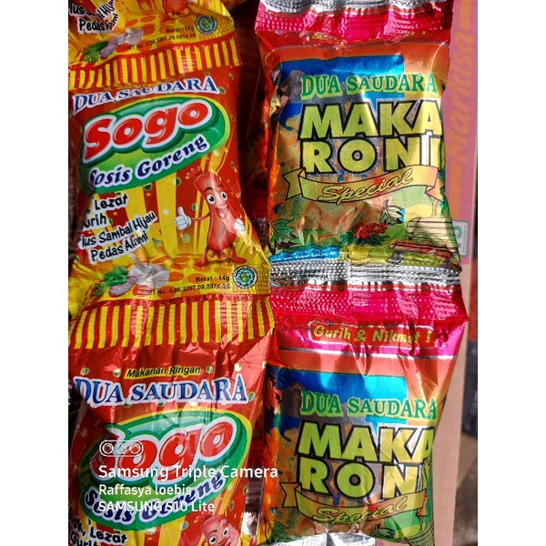 

makaroni/sogo dua saudara isi 10pc