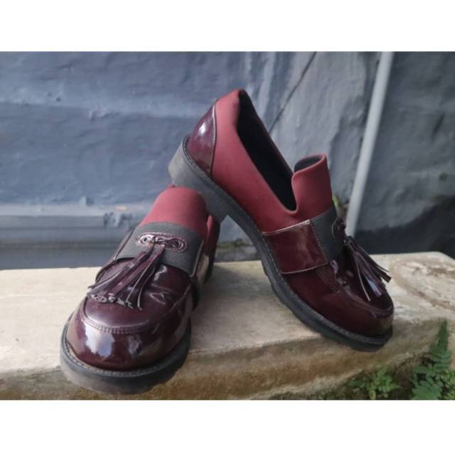 Sarah tassel boots betsy / sepatu boots wanita