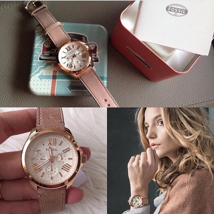 Jam Tangan Fossil Cecile AM 4532 Original Warranty + Tin Box AM4532