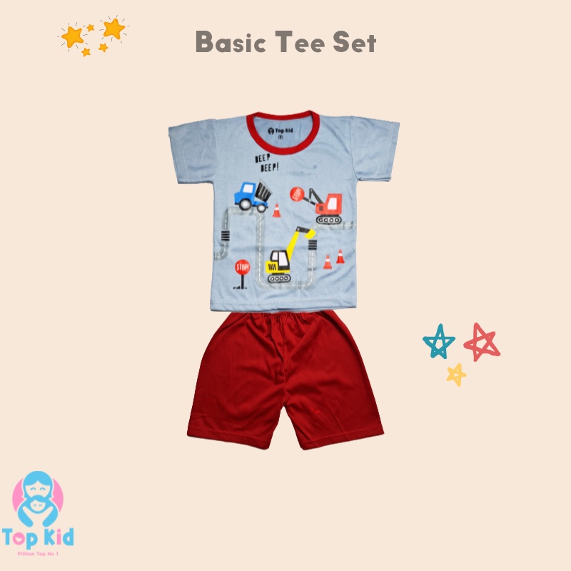 Setelan Baju Anak Laki-Laki / Playset Anak 2-9 Tahun