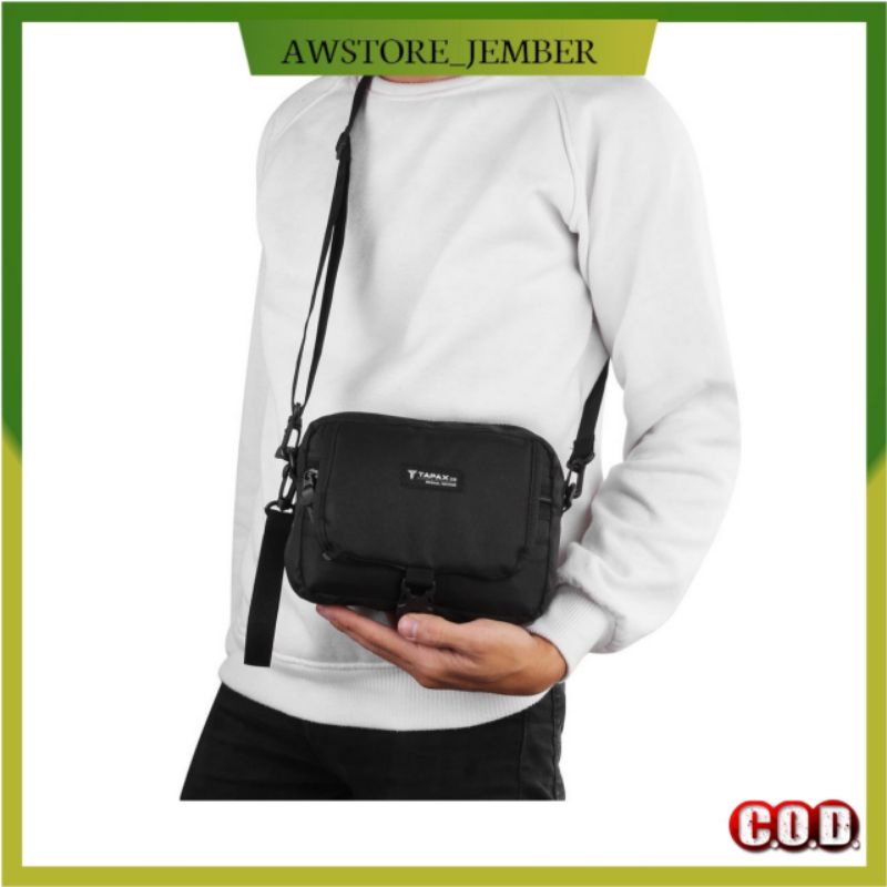 AWSTORE JEMBER Tas Selempang Pria Slingbag Tapax Hoppe New
