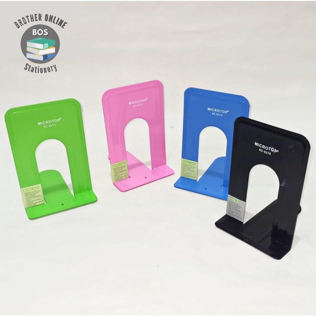 

BOS Book End/ Pembatas Buku Besi / Pembatas Buku/ Sekat Sekatan Buku RJ4