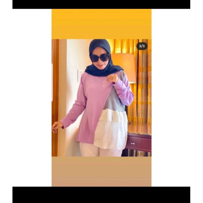 Athayaa Blouse Lilac Renda PL