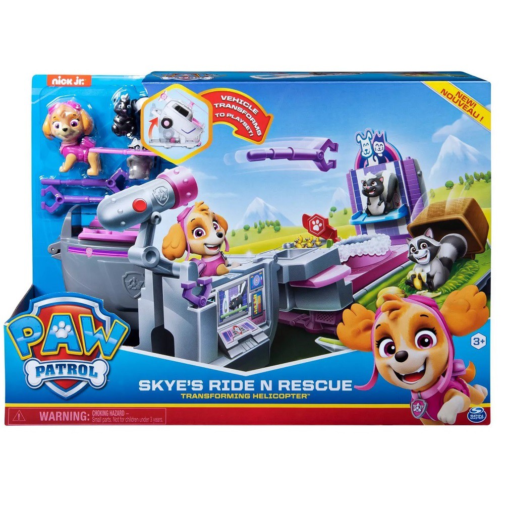 paw patrol ride and rescue vehicles