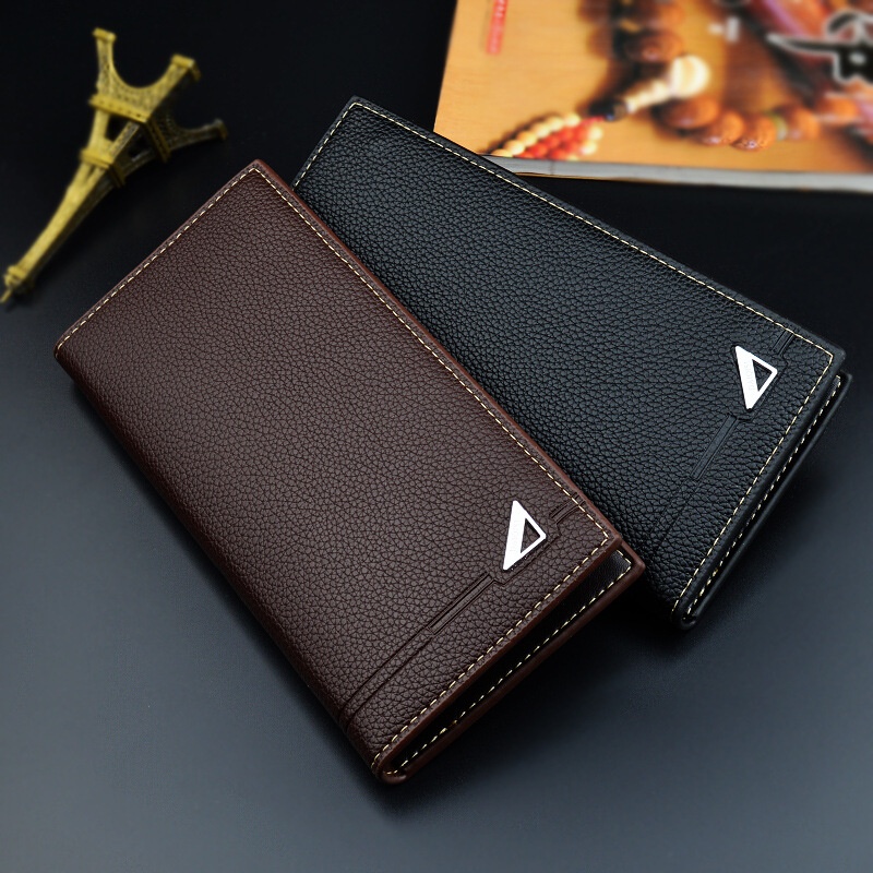 DOMPET LIPAT PRIA PANJANG KULIT PREMIUM FRANCESCO TIPIS SLOT KARTU BANYAK COWOK KEREN MURAH IMPORT BATAM BRANDED ORIGINAL