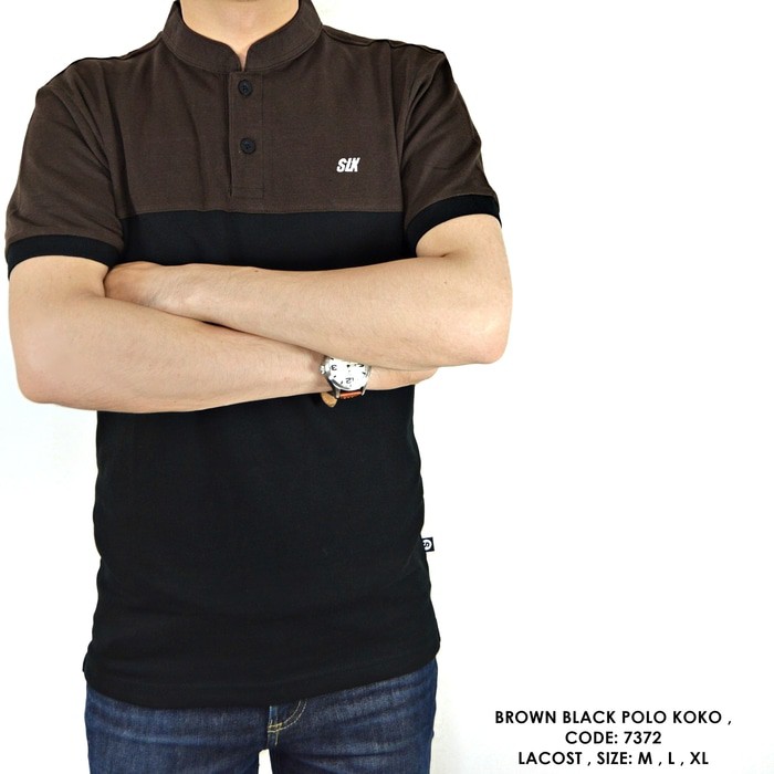 PROMO TERBARU BAJU POLO KOKO KERAH COKLAT POLOS/BAJU POLOSAN COWOK /KAOS PRIA MURAH