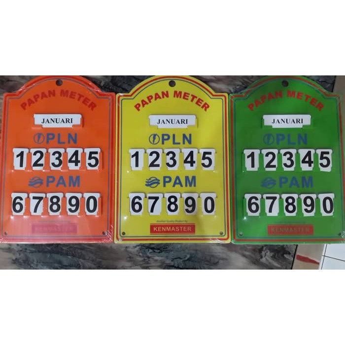 

Papan PLN / PAM papan meter Merk KENMASTER