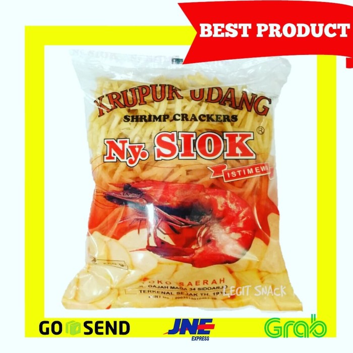 

NEW PRODUCT KERUPUK UDANG NY.SIOK STIK / KRUPUK NY SIOK STICK MURAH GOJEK JAKARTA AR109