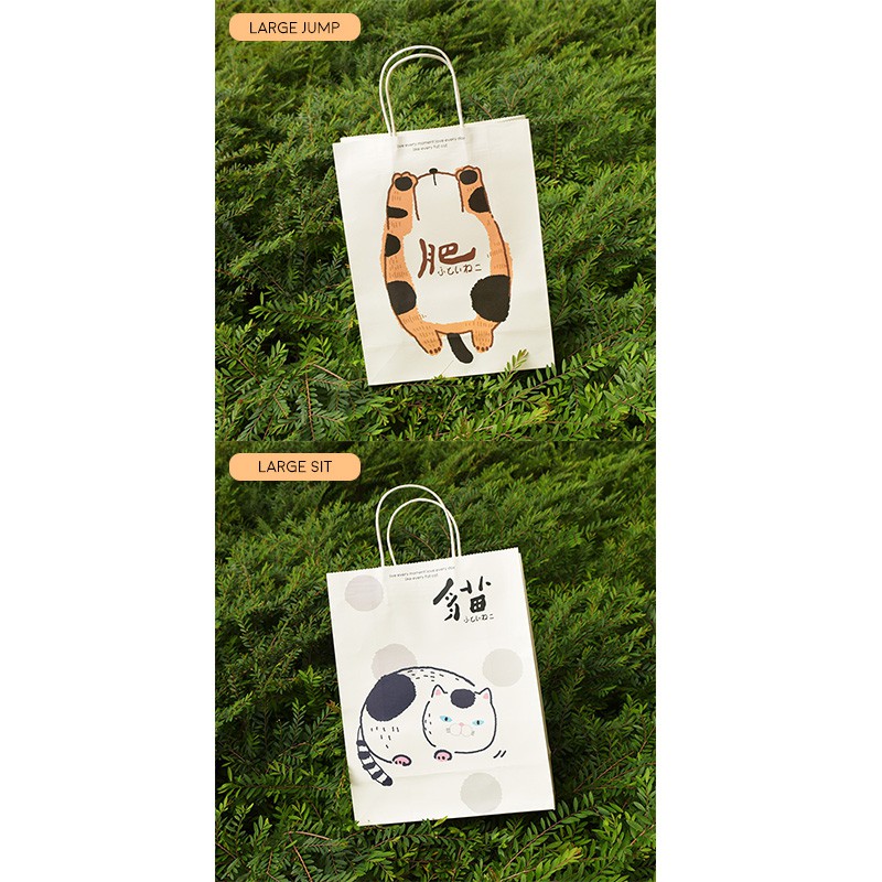 

Tas Kertas / Chubby Cat Fancy Paper Bag Large / Tas Serbaguna