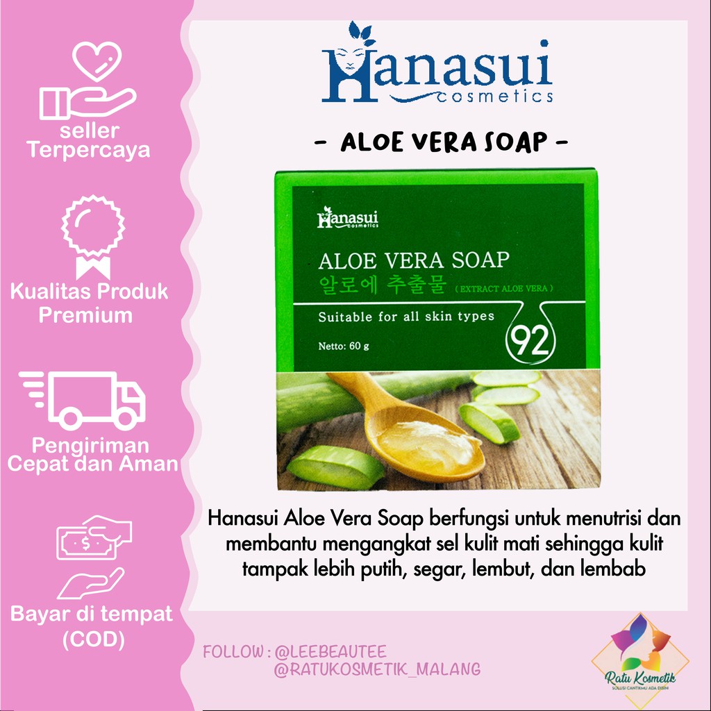 ❤ RATU ❤ Sabun  Hanasui Arang Coffe Rice Charcoal Aloevera With Scrub (✔️BPOM)