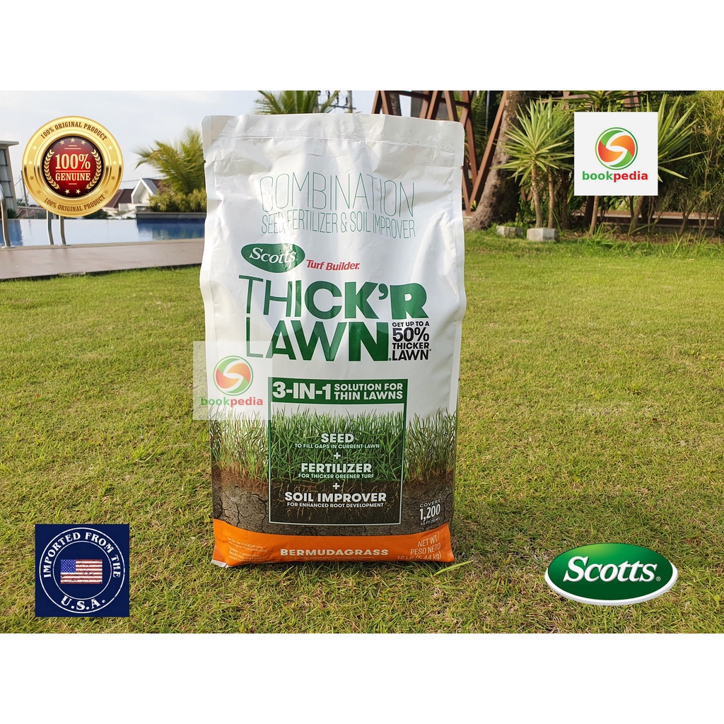 Jual Scotts Thick'R Lawn Bermuda Grass untuk Rumput Lebih Lebat Tebal