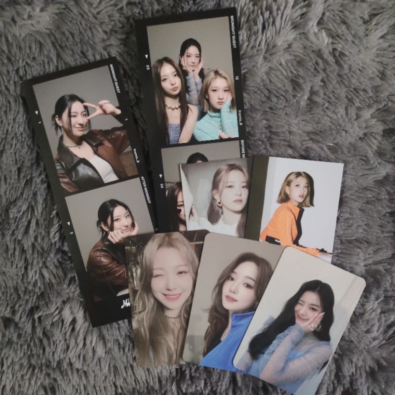[Ready Stock] - fromis_9 photocard midnight guest photostrip film photo Jiheon Jisun Saerom Gyuri Na
