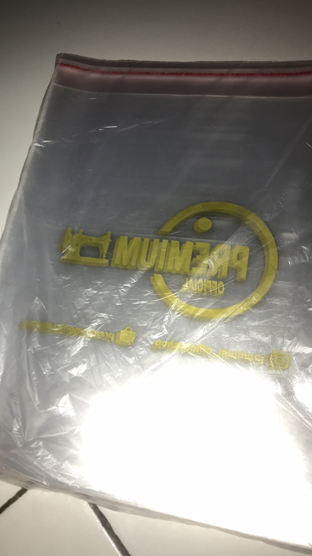 Sablon Plastik Opp Ukuran 20x25 Isi 100 Pcs Cocok Untuk Kemasan Hijab
