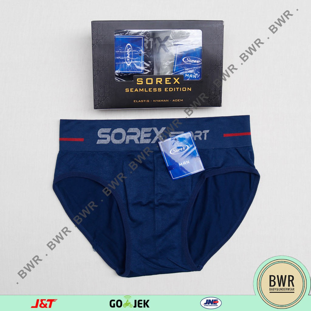 [ 2pc ] CD Pria Sorex M3801 | Celana Dalam Pria Sorex Seamless Edition