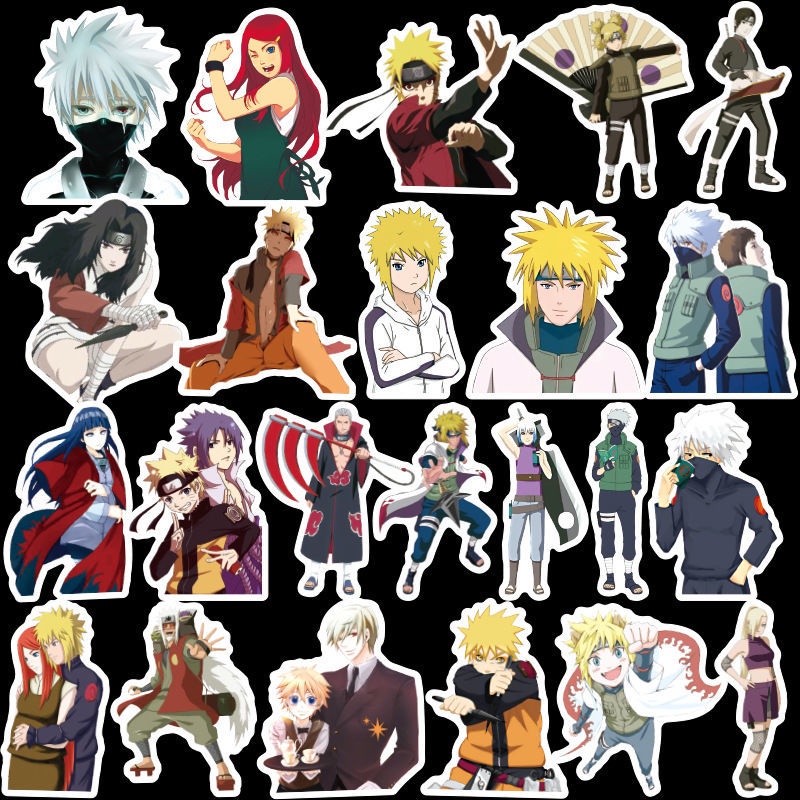 Baru 100 Naruto bagasi stiker matahari kartun pria notebook dekorasi gitar besar stiker koper stiker