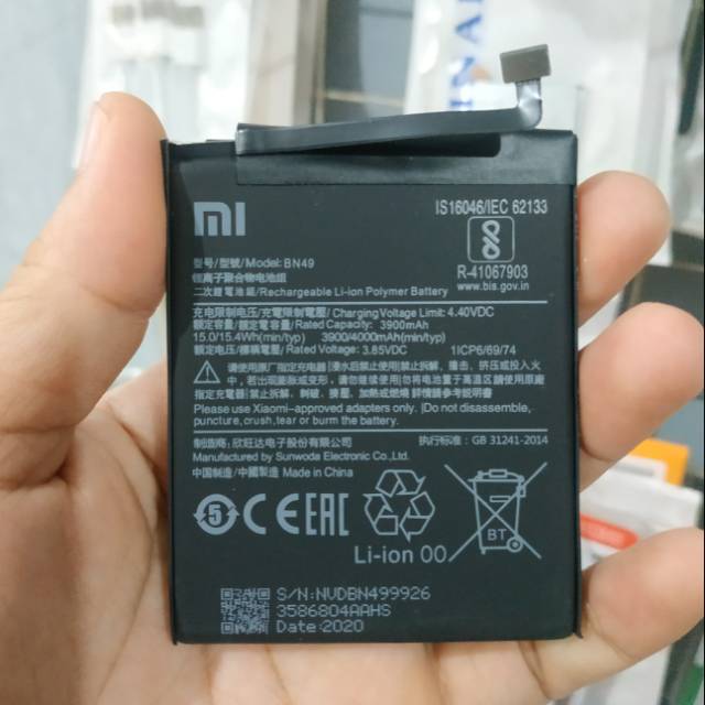 BATRE BATERAI BATTERY XIAOMI REDMI 7A ORIGINAL BATTERY BN49