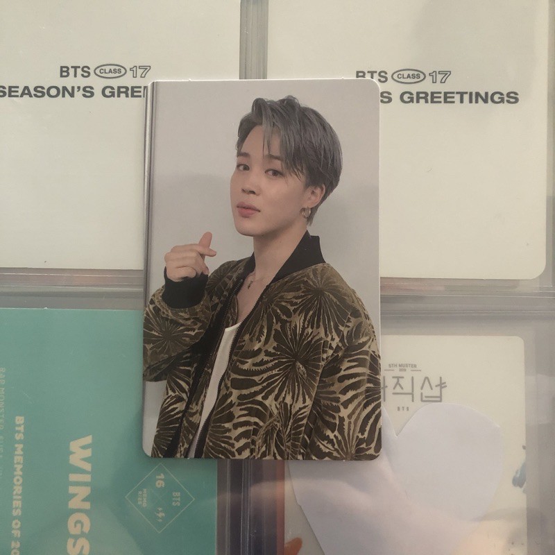Jimin Official Bluray Photocard Memories 2019