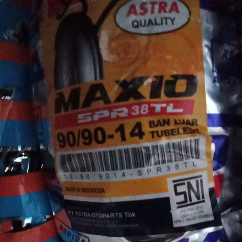 ban luar vario belakang 90 90 14 tubles aspira