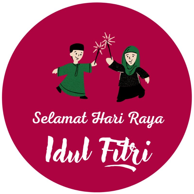 

STICKER HAMPERS LEBARAN IDUL FITRI BULAT KODE D