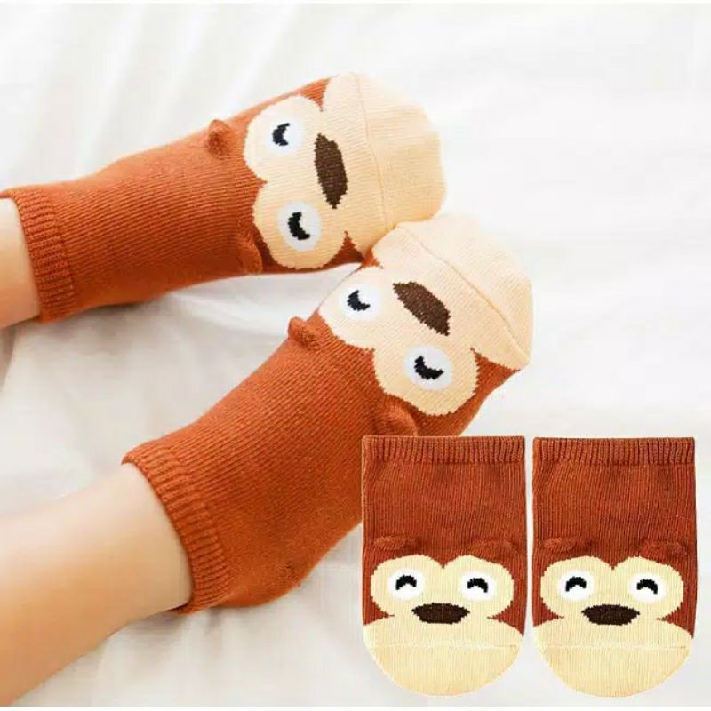 KAOS KAKI BAYI MOTIF KARTUN ANIMAL