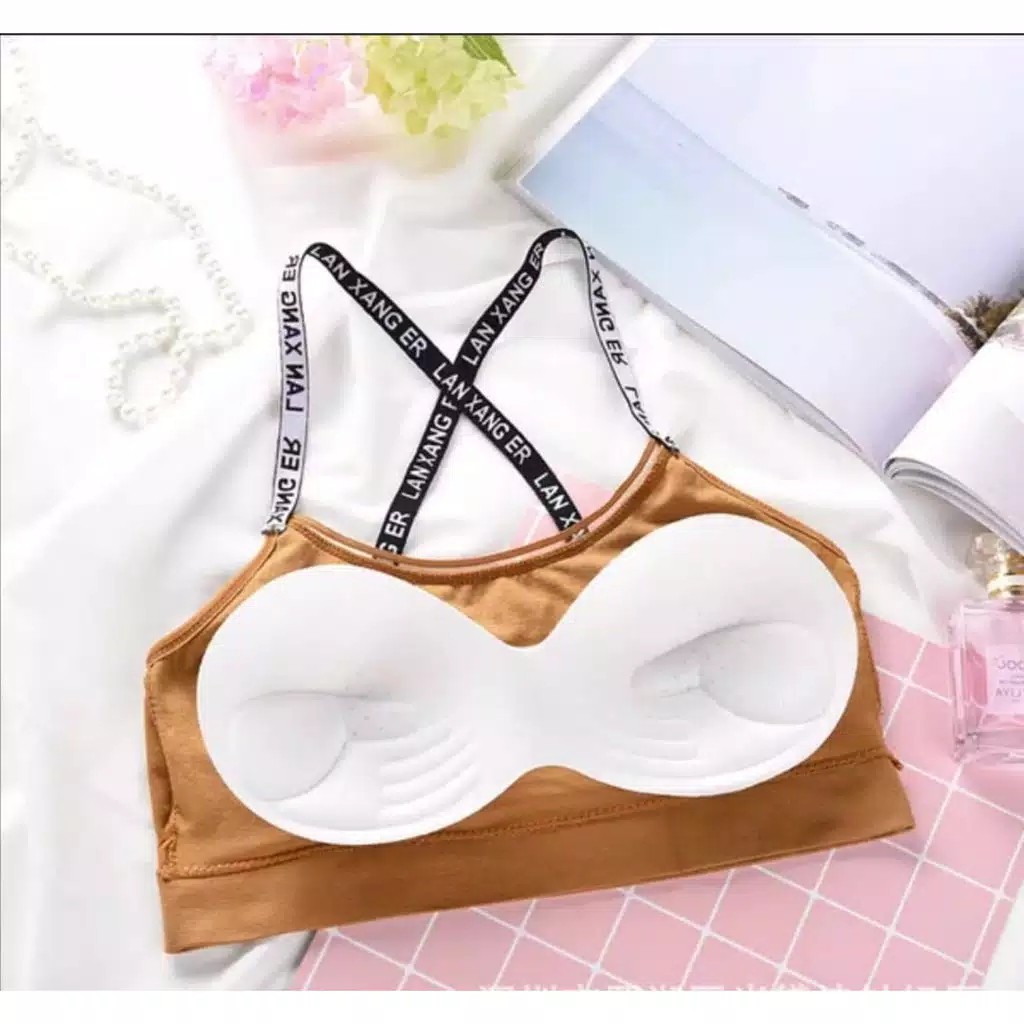 Hot Sale TN05  Bra Wanita Model Tanpa Kawat Dengan Bahan Halus Sexy