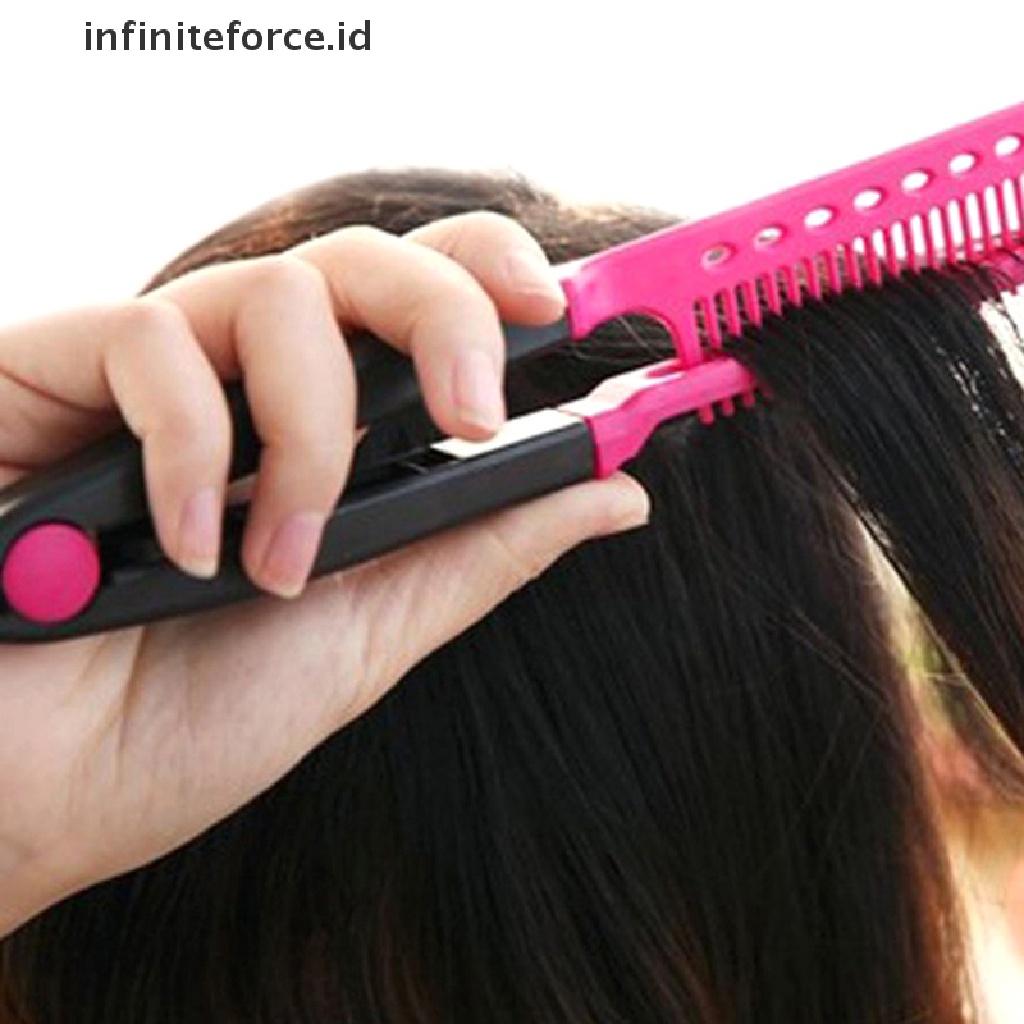 (infiniteforce.id) Sisir Pelurus Rambut Diy