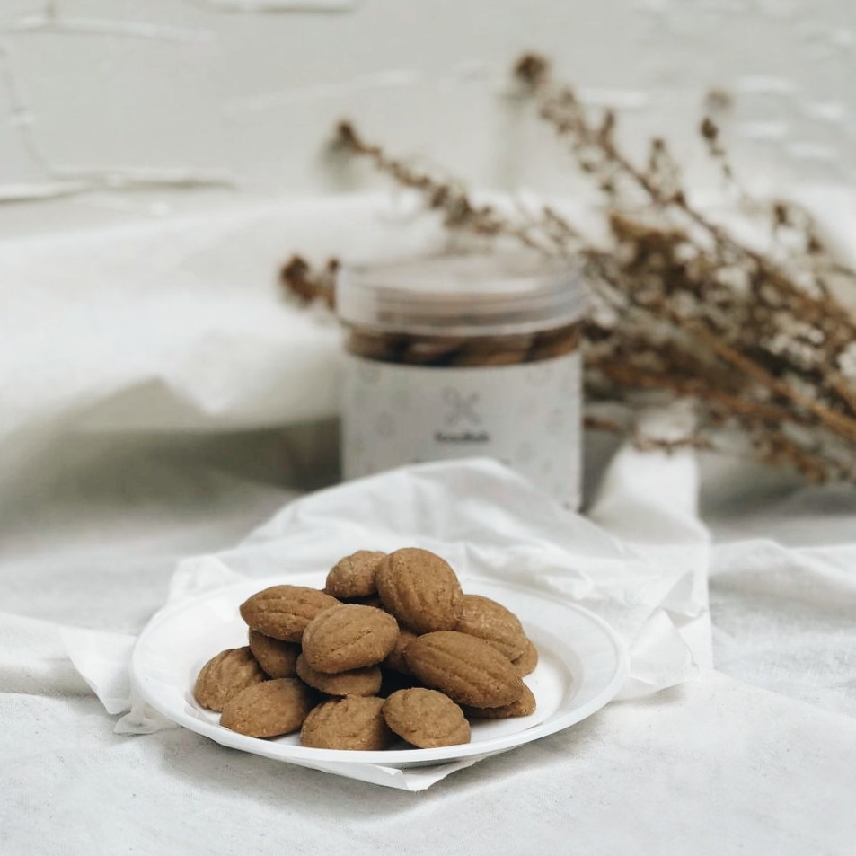 

Shortbread Cookies (cemilan sehat vegan rendah gula)