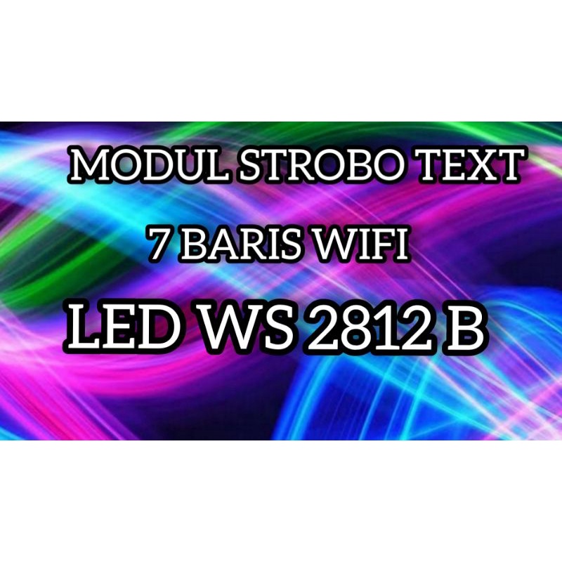 STROBO TEXT 7 BARIS 120 CM